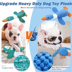 Interactive Plush Squeaky Dog Toy for Aggressive Chewers Play