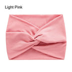Twisted Extra Wide Turban Workout Headband for Women