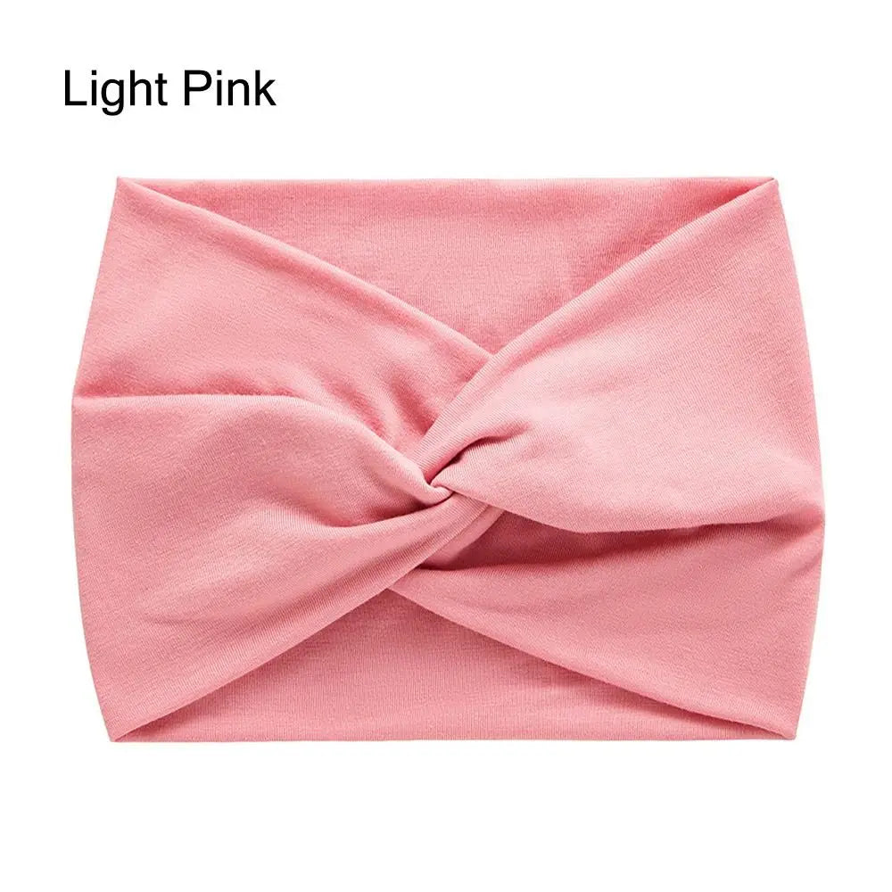 Twisted Extra Wide Turban Workout Headband for Women