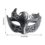 Men's Masquerade Mask -Elastic Straps Creative Cosplay Mask Suitable for Carnival Bar Parties