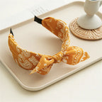 Paisley Bandana Rabbit Ear Headband for Women