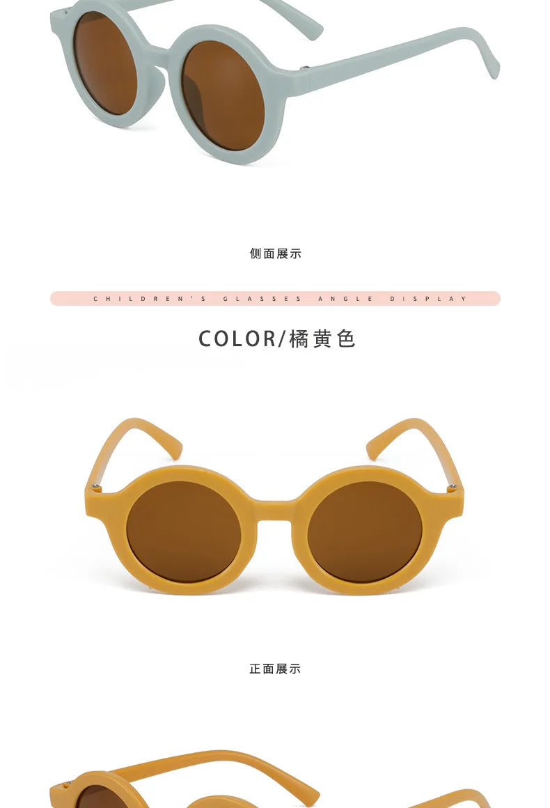 Round UV400 Baby & Kids Sunglasses for Ages 1–7