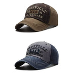 Washed Embroidered Baseball Cap with Curved Brim for Everyday Style