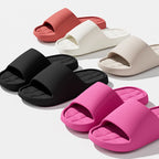 Man Fashion Slippers Solid Beach Sandals Summer Non Slip Lightweight Soft Unisex Slides Women Outdoor Indoor House Shoes