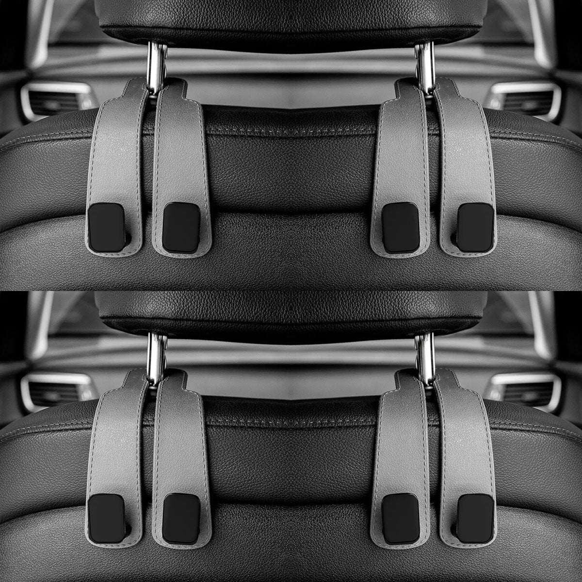 Car Headrest Hooks Hanger for Bags Seat Back Organizer Holder Clips Auto Fastener Hooks Car St