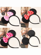 Mouse Ears Sequin Bow Headband for Kids & Moms