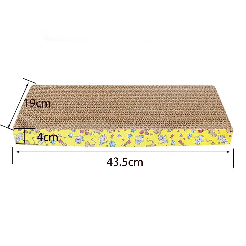Corrugated Cardboard Cat Scratch Board for Healthy Claws and Play