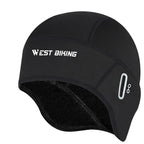 Winter Fleece Thermal Cycling Skull Cap for Outdoor Sports