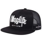Thug Life Embroidery Snapback Baseball Cap for Streetwear Style