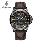 PAAZOMU Man Luxury Brand Watch Waterproof Luminous Date Week Men's Quartz Wristwatch Stainless Steel Fashion Sports Men Watches