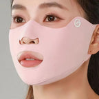 Breathable Ice Silk Face Mask Anti UV Washable Dustproof Sun Protection Mask