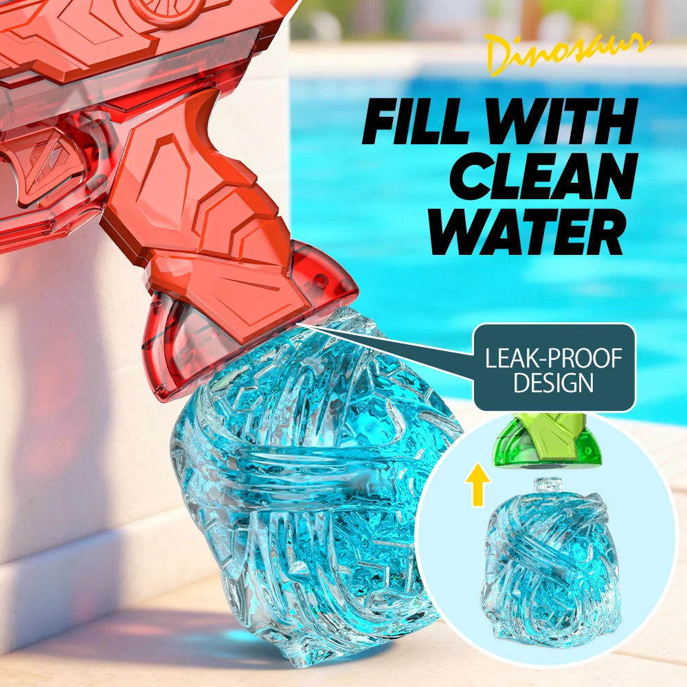Electric Dinosaur Water Blaster with LED Lights