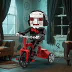 MOC Chainsaw Scary Puppet Billy Doll Building Blocks Horror Movie Toy Murderer Action Figure Puzzle Brick Adult Gift For Kid