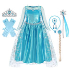 Girls Princess Costume Dress – Disney Inspired Cinderella, Snow White & Rapunzel