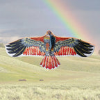 1.1m Eagle Kite With 30 Meter Kite Line Large Eagle Flying Bird Kites Children Gift Family Trips Garden Outdoor Sports DIY Toy