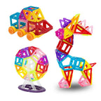 64-184PCS Kids Magnetic Building Blocks – STEM Construction Toy Set