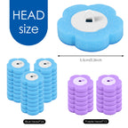 18/36Pcs Disposable Toilet Brush Wall Mounted Toilet Brush with Replacement Head Cleaning Set Home Bathroom WC Accessories
