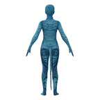 Movie Avatar Cosplay Costume Jake Sully Neytiri Polyester Zentai Party Jumpsuit Tail Halloween Costume Women Girls Asian Size