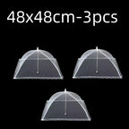 Foldable Pop-Up Food Mesh Cover – Reusable Fly & Insect Protection Food Tent