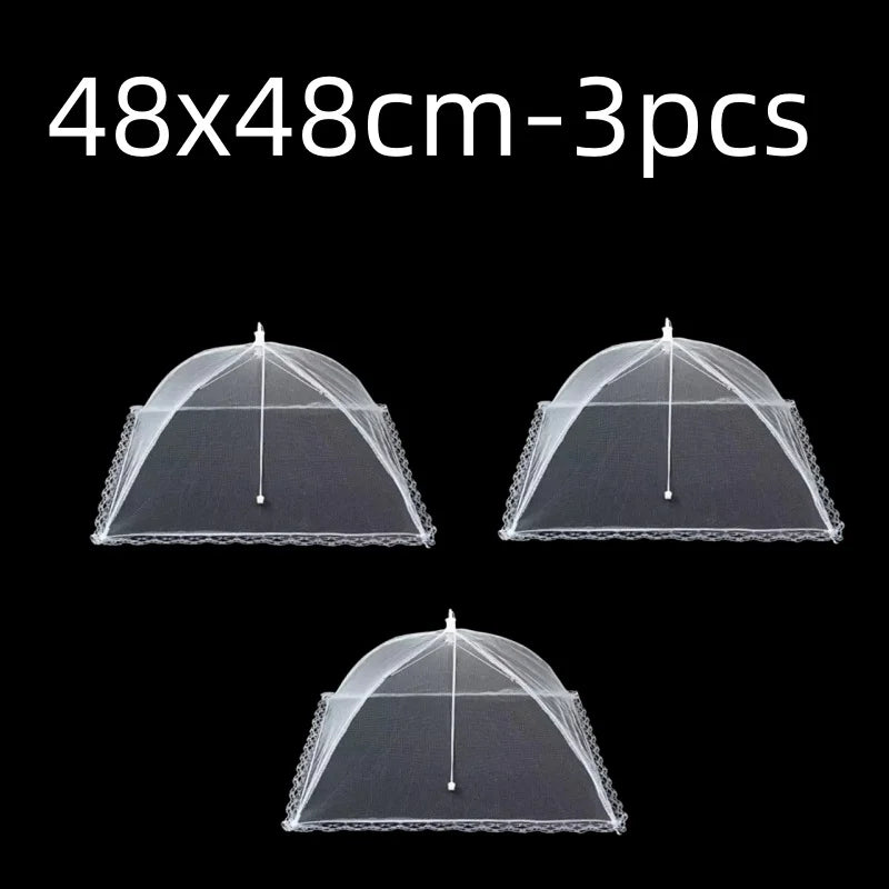 Foldable Pop-Up Food Mesh Cover – Reusable Fly & Insect Protection Food Tent