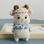Cute Puppy Crochet Keychain Handmade Dog Bag Charm