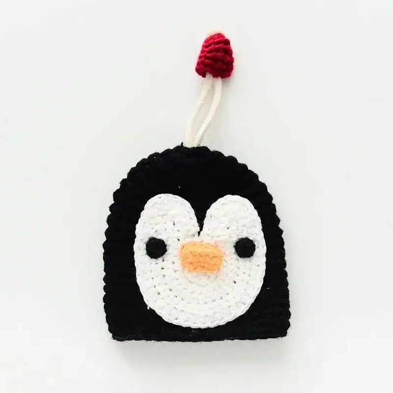 Cartoon Dog Key Case Handwoven Key Organizer Pouch