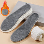 2pcs Self Heated Thermal Insoles for Feet Winter Warm Wool Thermal Memory Foam for Men Women Sports Shoes Self-heating Shoe Pads