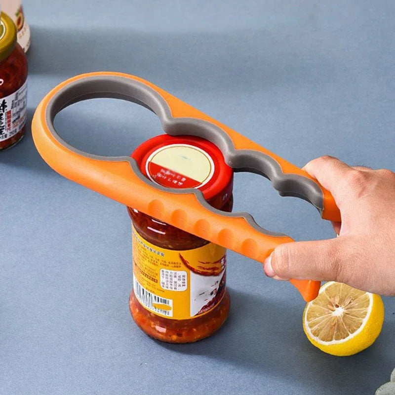 4-in-1 Jar Opener – Multi Function Lid, Bottle & Can Opener