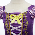 Girls Rapunzel Princess Costume Dress – Tangled Cosplay Outfit