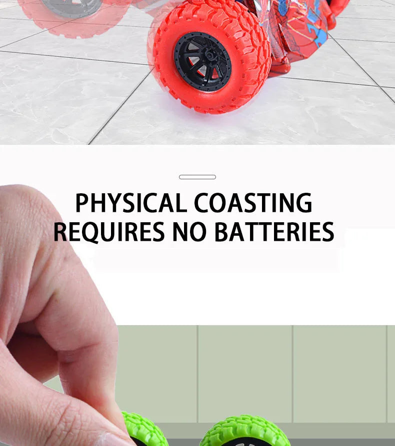 Double-Sided Inertia Off-Road Stunt Toy Car for Kids