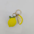 Cute Fruit Crochet Keychain Strawberry Cherry Bag Charm