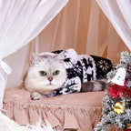 Winter Dog Christmas Jumpsuit Clothes Warm Plush Pet Pajamas for Small Medium Dogs Cats Overalls Puppy York Chihuahua Onesies