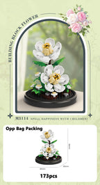 Eternal Flower Bouquet Bonsai Micro Building Blocks Set