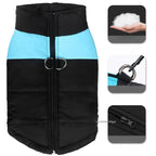 Pet Dog Jacket Warm Winter Clothes For Small Large Dogs Labrador Coat Windproof Waterproof Puppy Costume Vest With D-ring Pug