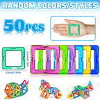 Magnetic Building Blocks Construction Sets Toy For Kids DIY Toys STEM Learning Educational Magnet Toys Birthday Gift