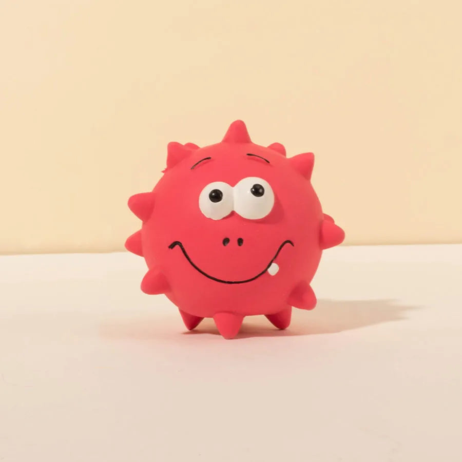 Squeaky Dog Chew Toy for Interactive Teeth Cleaning and Play