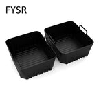 Rectangle Air Fryer Silicone Liner for Ninja Reusable Non-Stick Basket