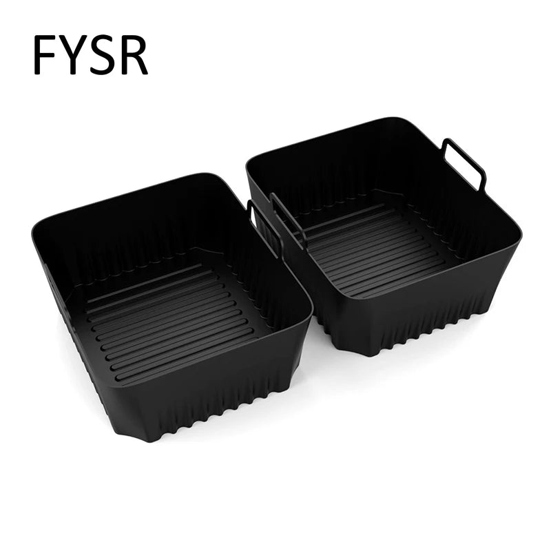 Rectangle Air Fryer Silicone Liner for Ninja Reusable Non-Stick Basket