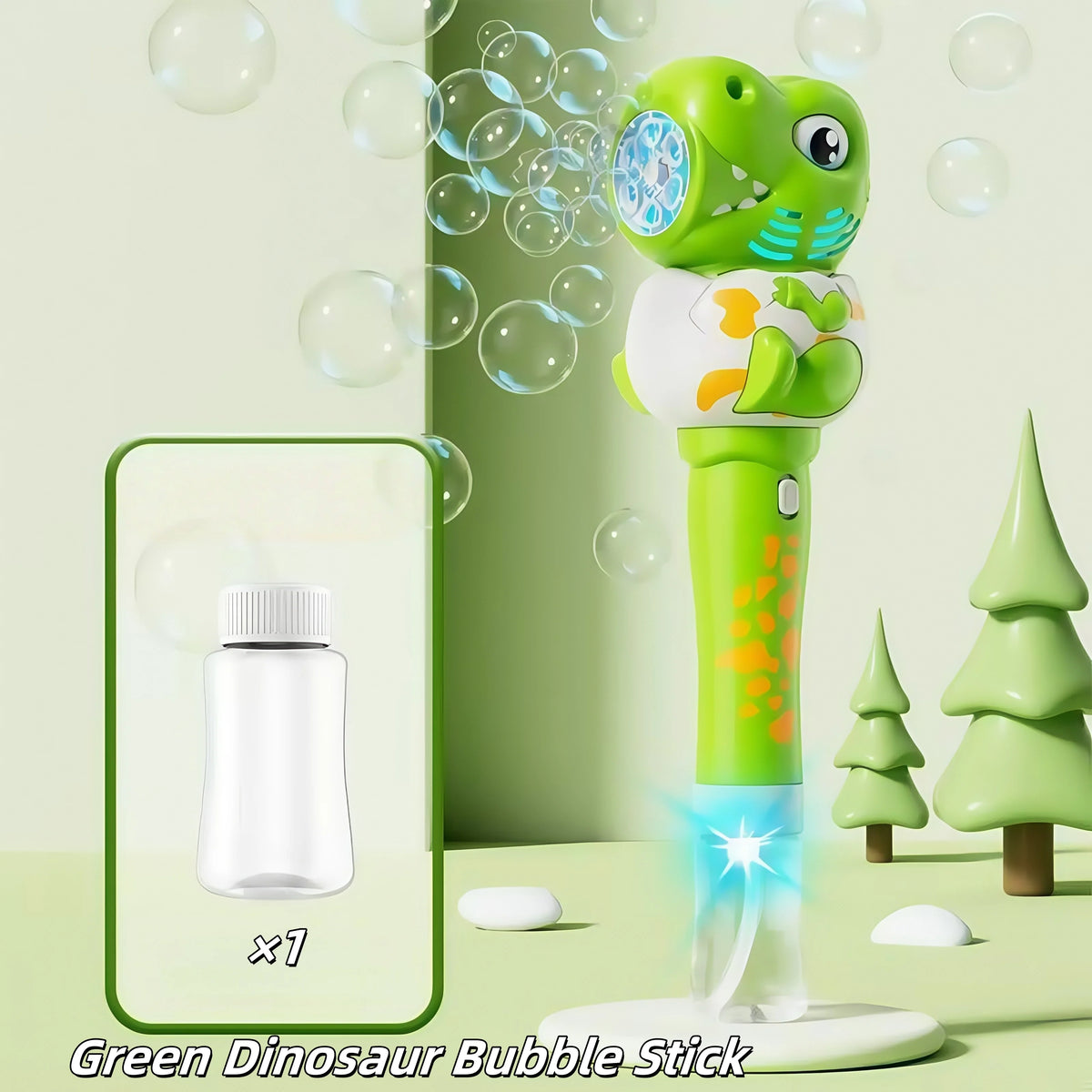 Cartoon Dinosaur & Giraffe Automatic Bubble Blowing Machine