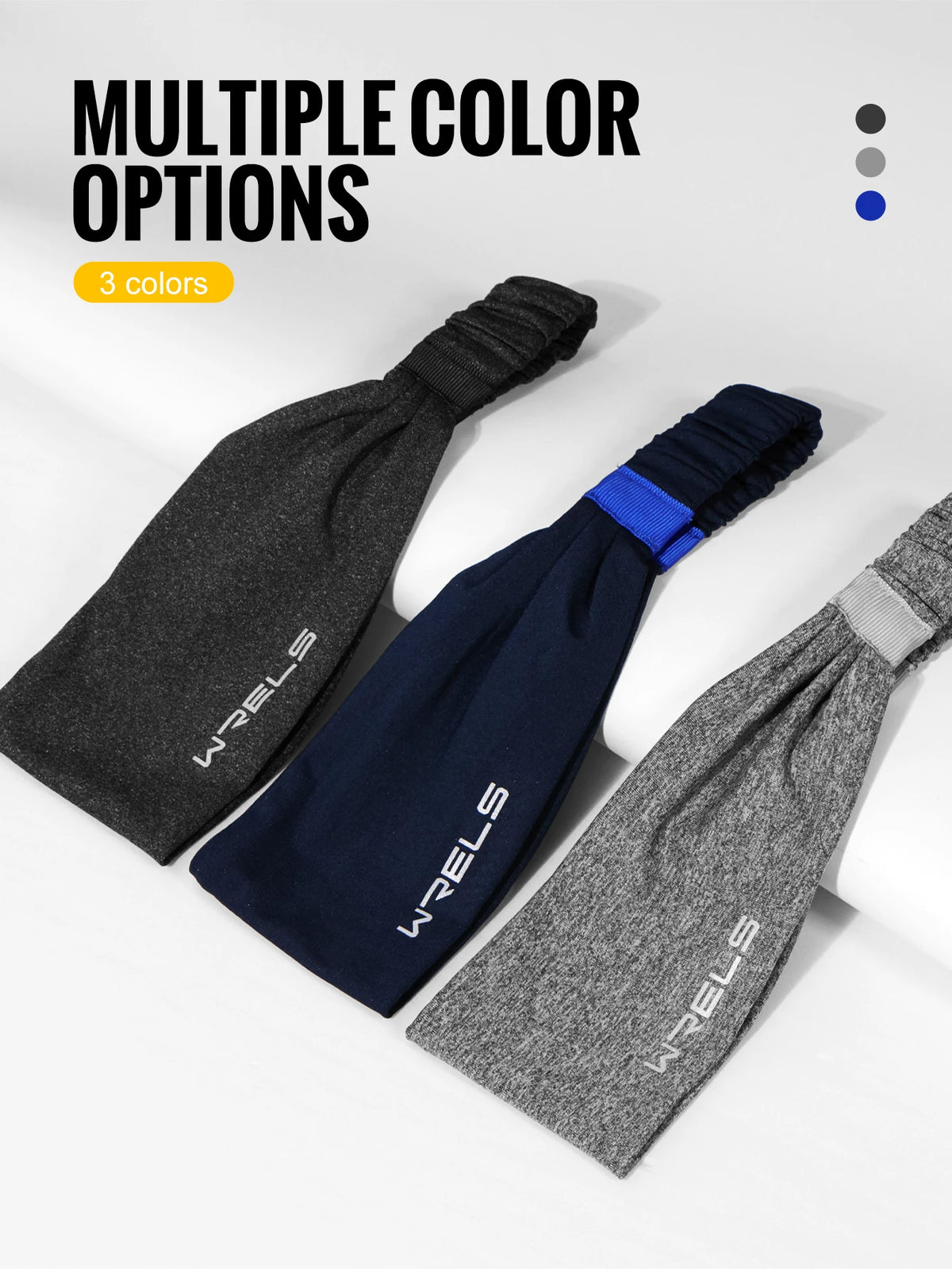 WRELS Moisture Wicking Sports Headband