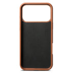 Luxury Business Bitmap Leather Magnetic Phone Case For iPhone 18 17 16 15 14 13 Pro Max 18Pro Air Metal Lens Button Bumpe Cover