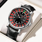 LIGE Creative Luxury Watches men Roulette Game Dial Fashion Mens Watch Waterproof Luminous Quartz Wristwatches Relojs Hombre+Box