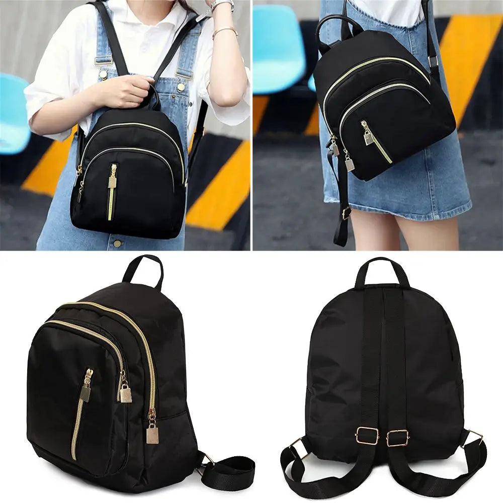 Women's Lightweight Nylon Mini Travel Backpack