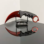 CS Karambit Toy – Safe Cosplay Claw Knife with Plastic Sheath