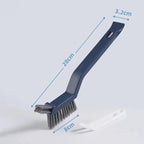 Effective Cleaning Brush for Corners and Gaps - 2-in-1 Multipurpose Bathroom and Floor Tiles Cleaning Brush