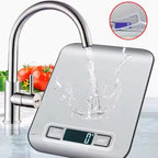 Digital Kitchen Scale – Stainless Steel Food Weighing Scale with LED Display