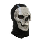 Unisex Halloween Horror Ghost Skull Mask MW2 Latex Headgear Helmet Cosplay Perform Party Masquerade Prop Cosplay