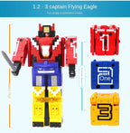 Math Cube Transformation Robot Toy
