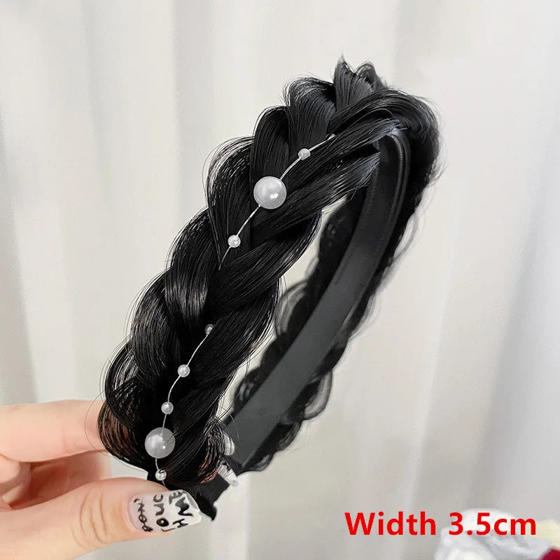 Synthetic Braided Headband for Women