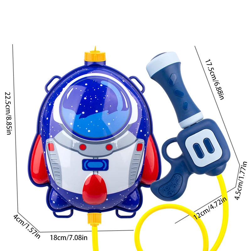 Kids Backpack Water Gun for Summer Beach Pool Outdoor Fun Toy